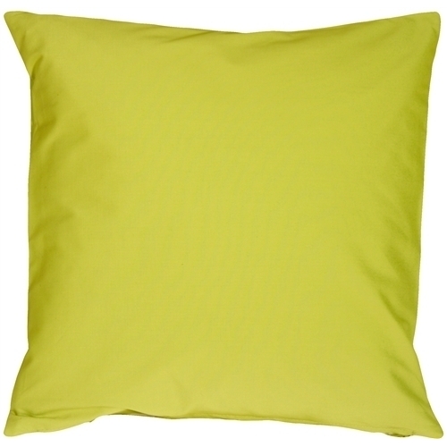 Pillow Decor - Caravan Cotton Lime Green 16x16 Throw Pillow
