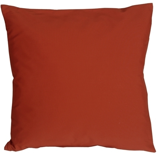 Pillow Decor - Caravan Cotton Rust 23x23 Throw Pillow