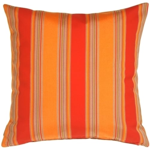 Pillow Decor - Sunbrella Bravada Salsa 20x20 Outdoor Pillow