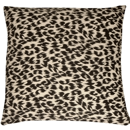 Pillow Decor - Leopard Print Cotton Small Throw Pillow