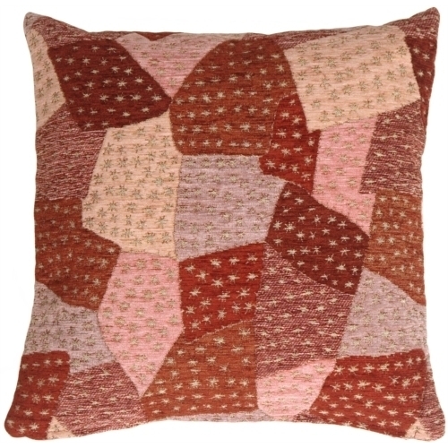 Pillow Decor - Patches Of Stars In Purples Accent Pillow