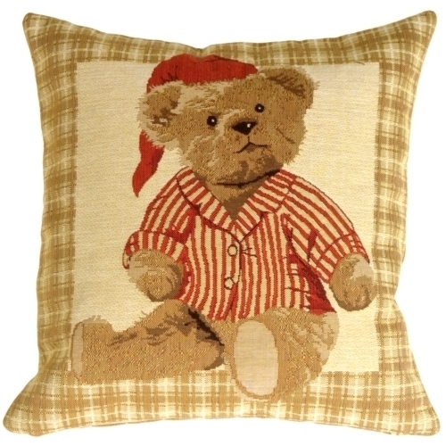 Pillow Decor - Tapestry Sleepy Time Teddy Pillow