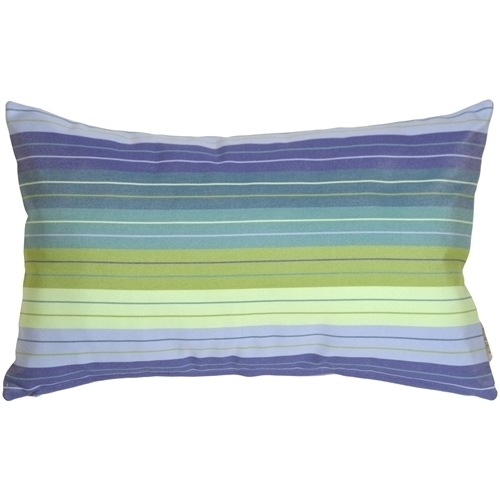 Pillow Decor - Sunbrella Seville Seaside 12x19 Outdoor Pillow
