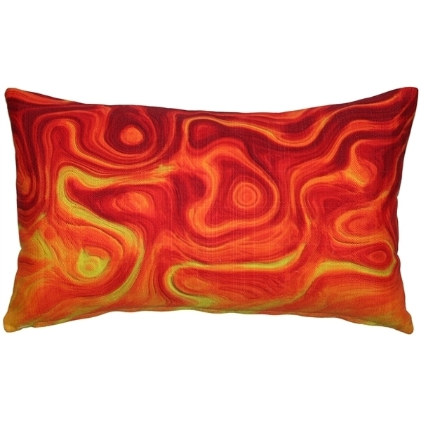 Pillow Decor - Catching Fire Throw Pillow 12x19