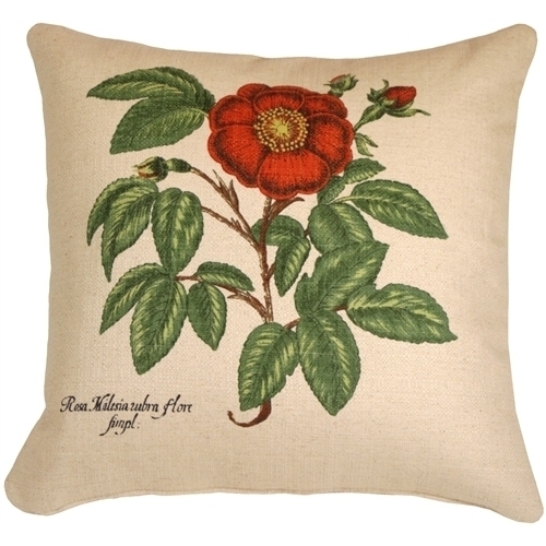 Pillow Decor - Garden Rose 20x20 Throw Pillow