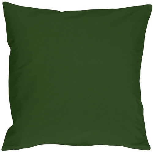 Pillow Decor - Caravan Cotton Forest Green 23x23 Throw Pillow