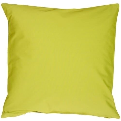 Pillow Decor - Caravan Cotton Lime Green 23x23 Throw Pillow