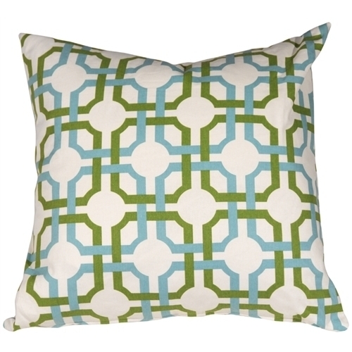Pillow Decor - Waverly Groovy Grille Confetti 22x22 Throw Pillow