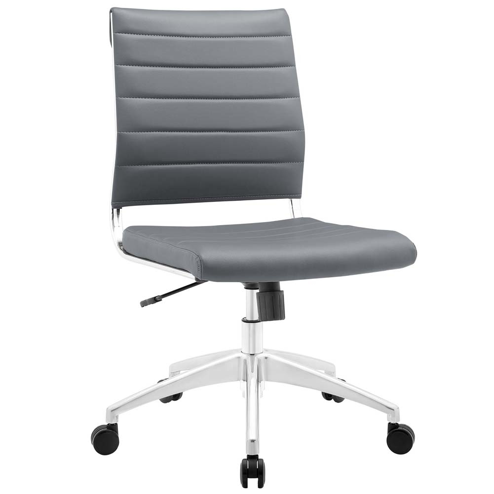 Gray Jive Armless Mid Back Office Chair