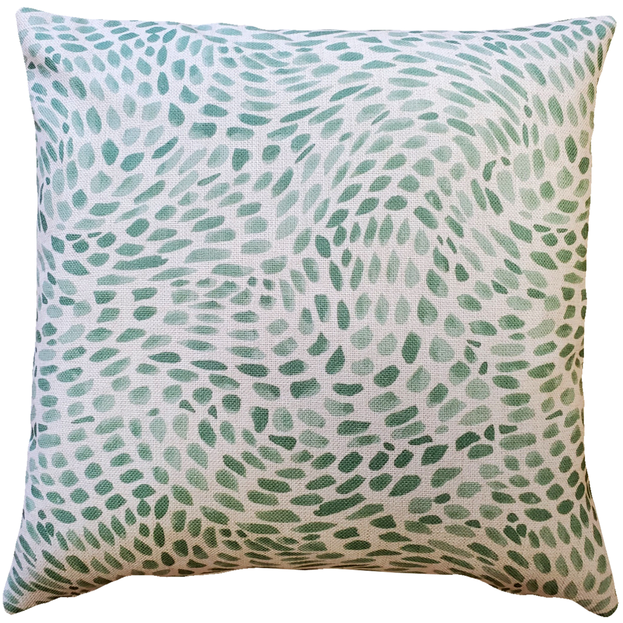 Matisse Dots Spring Green Throw Pillow19x19 Inches Square, Complete Pillow With Polyfill Pillow Insert
