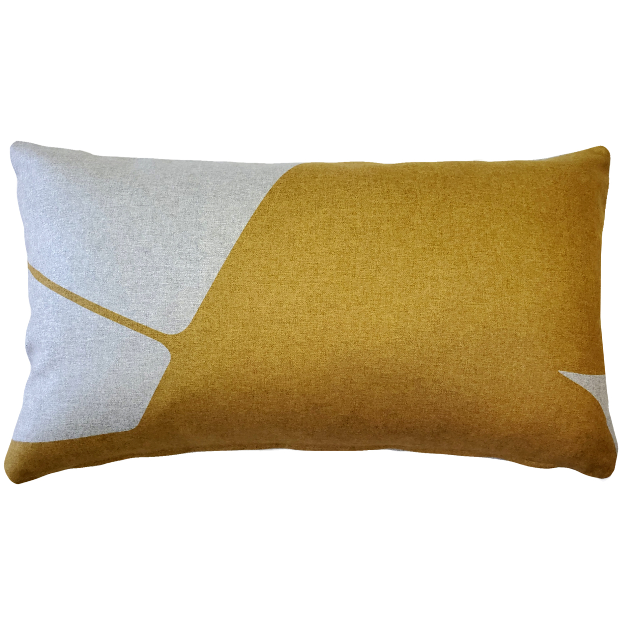Boketto Renaissance Gold Throw Pillow 12x19 Inches Square, Complete Pillow with Polyfill Pillow Insert