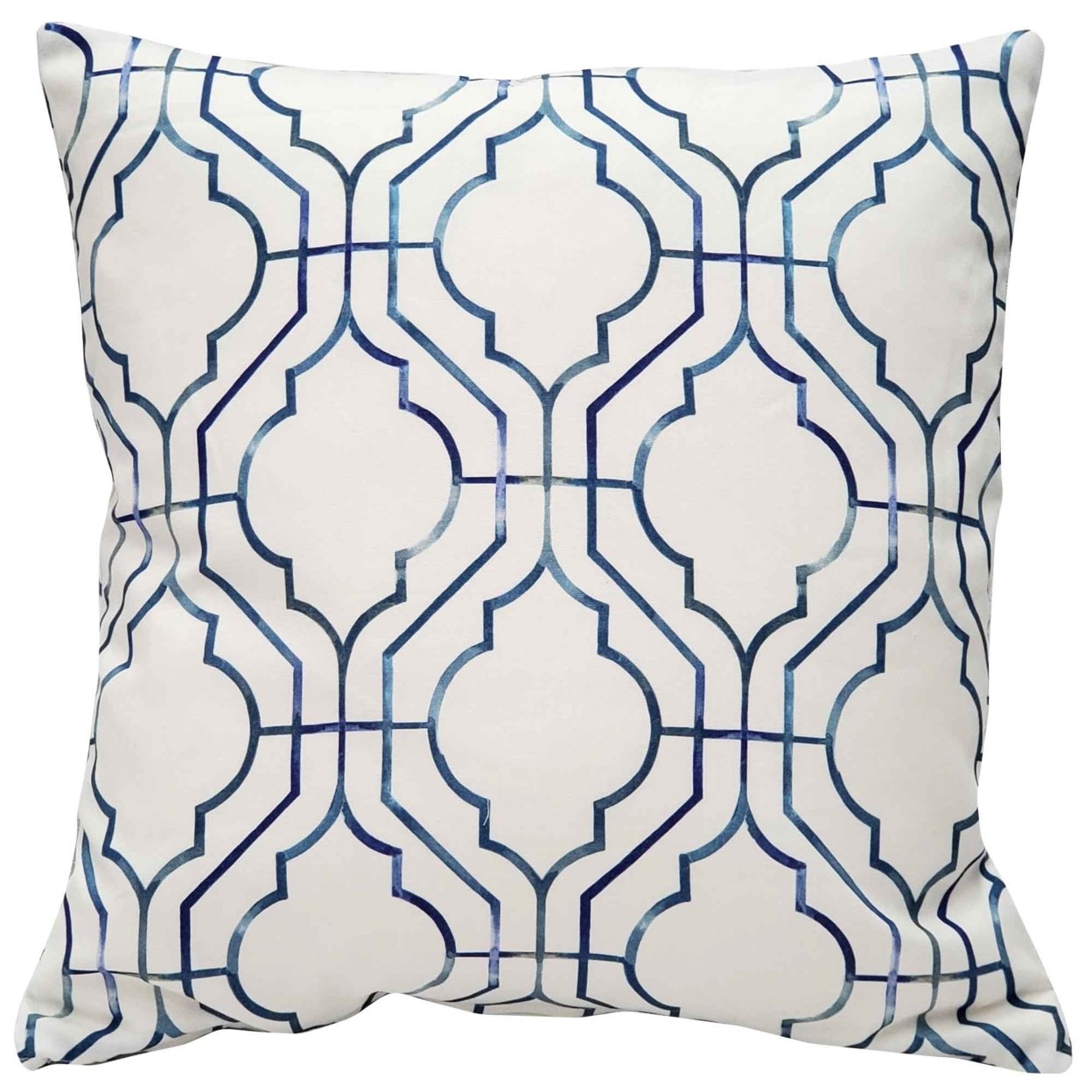 Biltmore Gate Blue Throw Pillow 20x20 Inches Square, Complete Pillow with Polyfill Pillow Insert