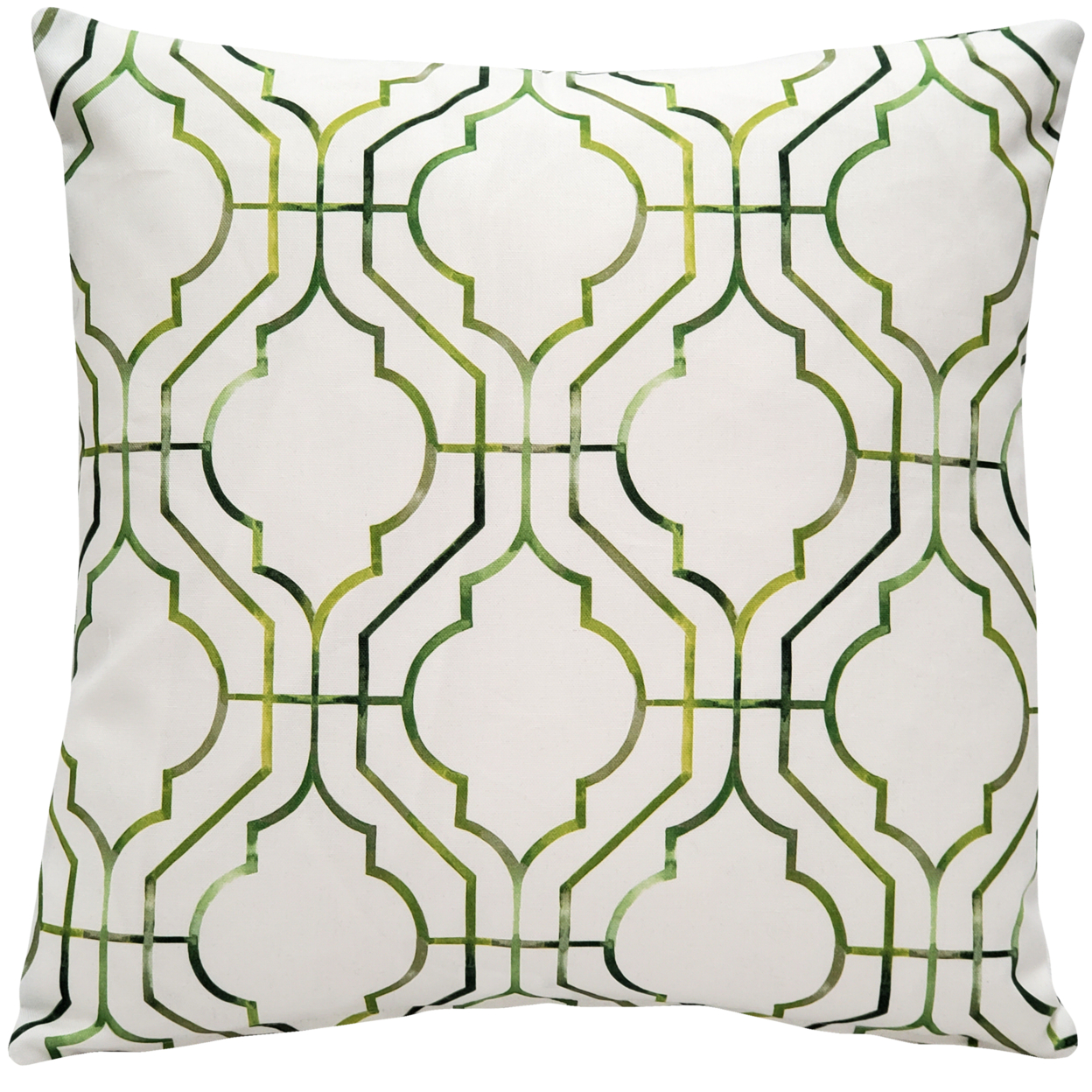 Biltmore Gate Green Throw Pillow 20x20 Inches Square, Complete Pillow with Polyfill Pillow Insert