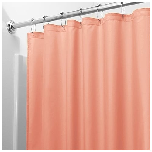 2-Pack: Mildew Resistant Solid Vinyl Shower Curtain Liners - Tan