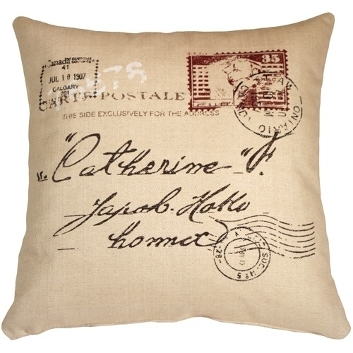 Pillow Decor - 1907 Airmail 24x24 Throw Pillow