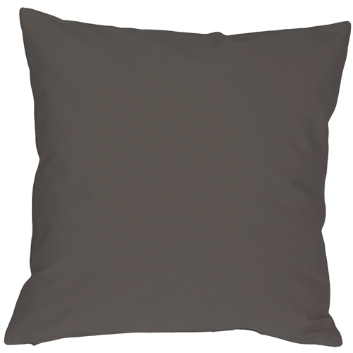Pillow Decor - Caravan Cotton Dark Gray 20x20 Throw Pillow