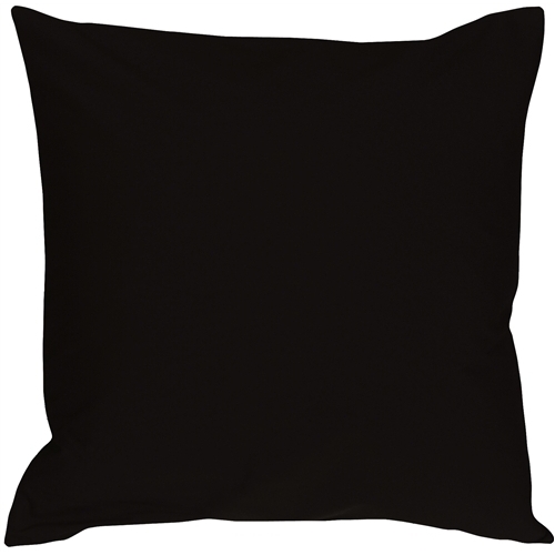 Pillow Decor - Caravan Cotton Black 20x20 Throw Pillow