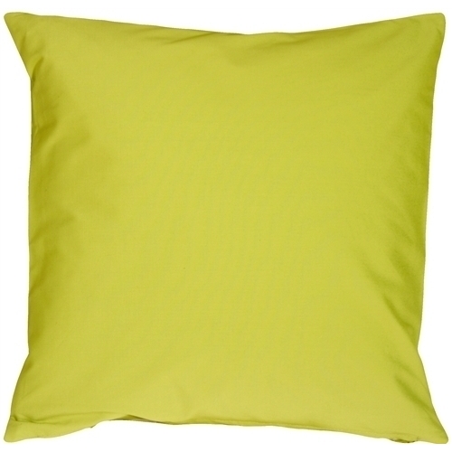 Pillow Decor - Caravan Cotton Lime Green 20x20 Throw Pillow