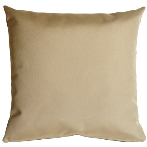 Pillow Decor - Sunbrella Antique Beige 20x20 Outdoor Pillow