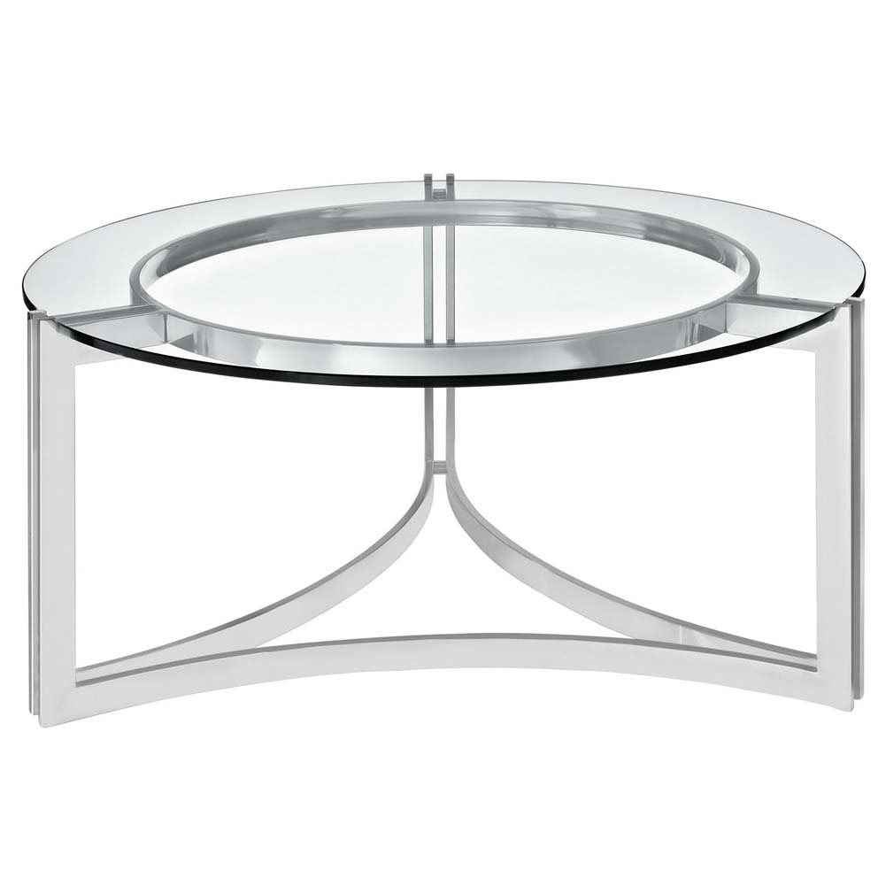 Silver Signet Stainless Steel Coffee Table