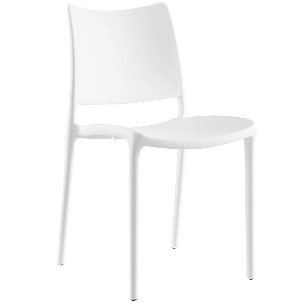 White Hipster Dining Side Chair