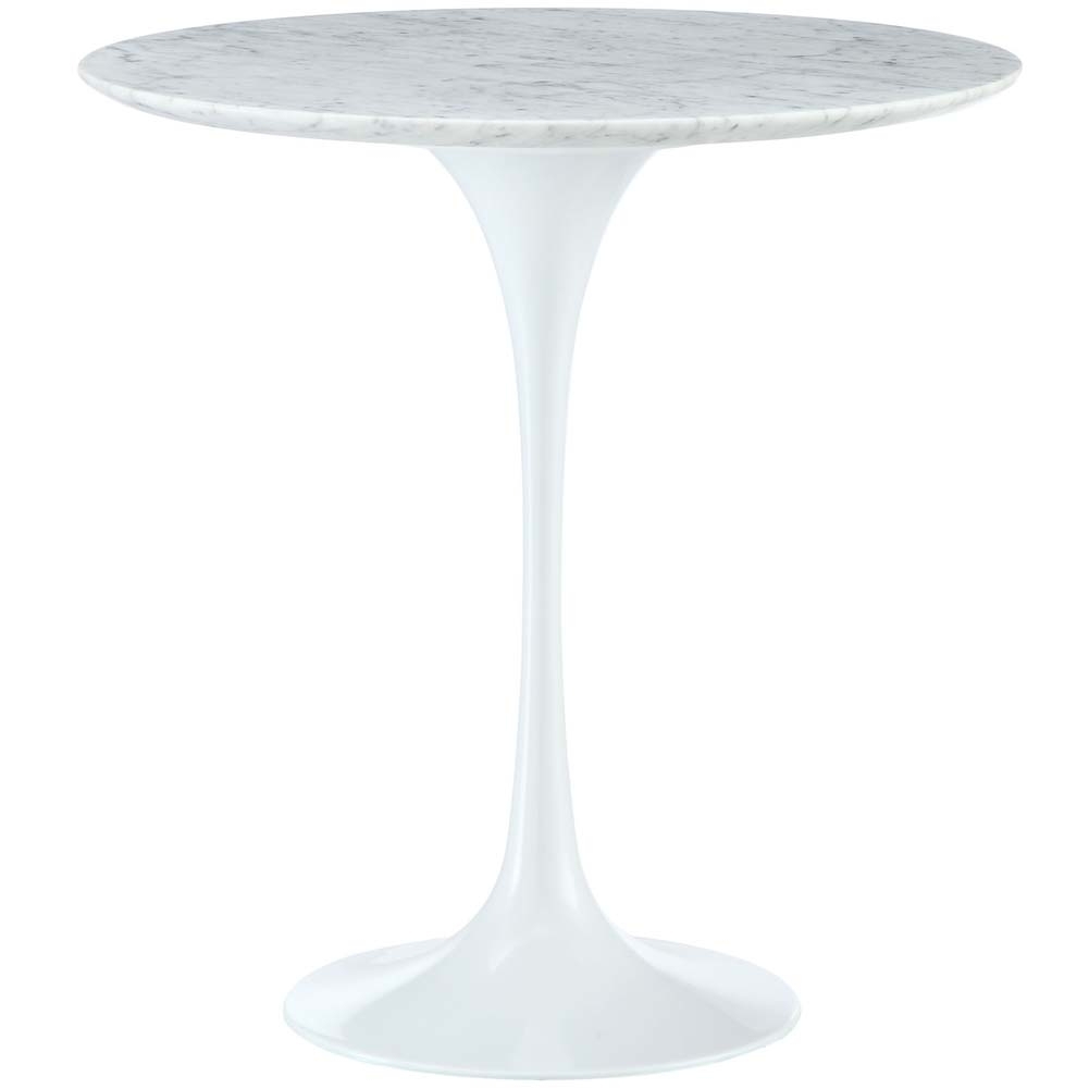 White Lippa 20 Marble Side Table