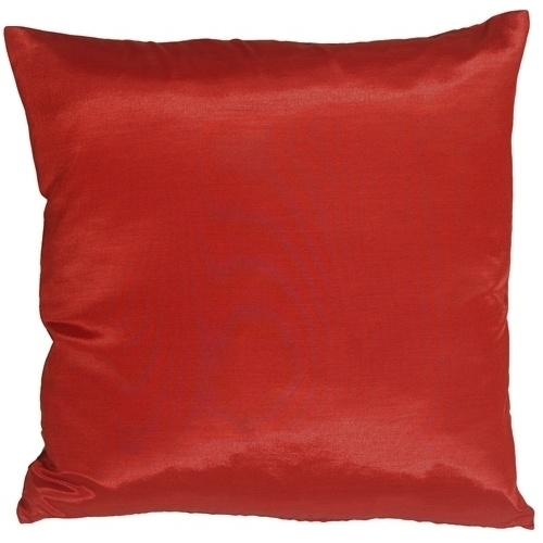 Pillow Decor - Bohemian Damask Red, White And Ocher Throw Pillow