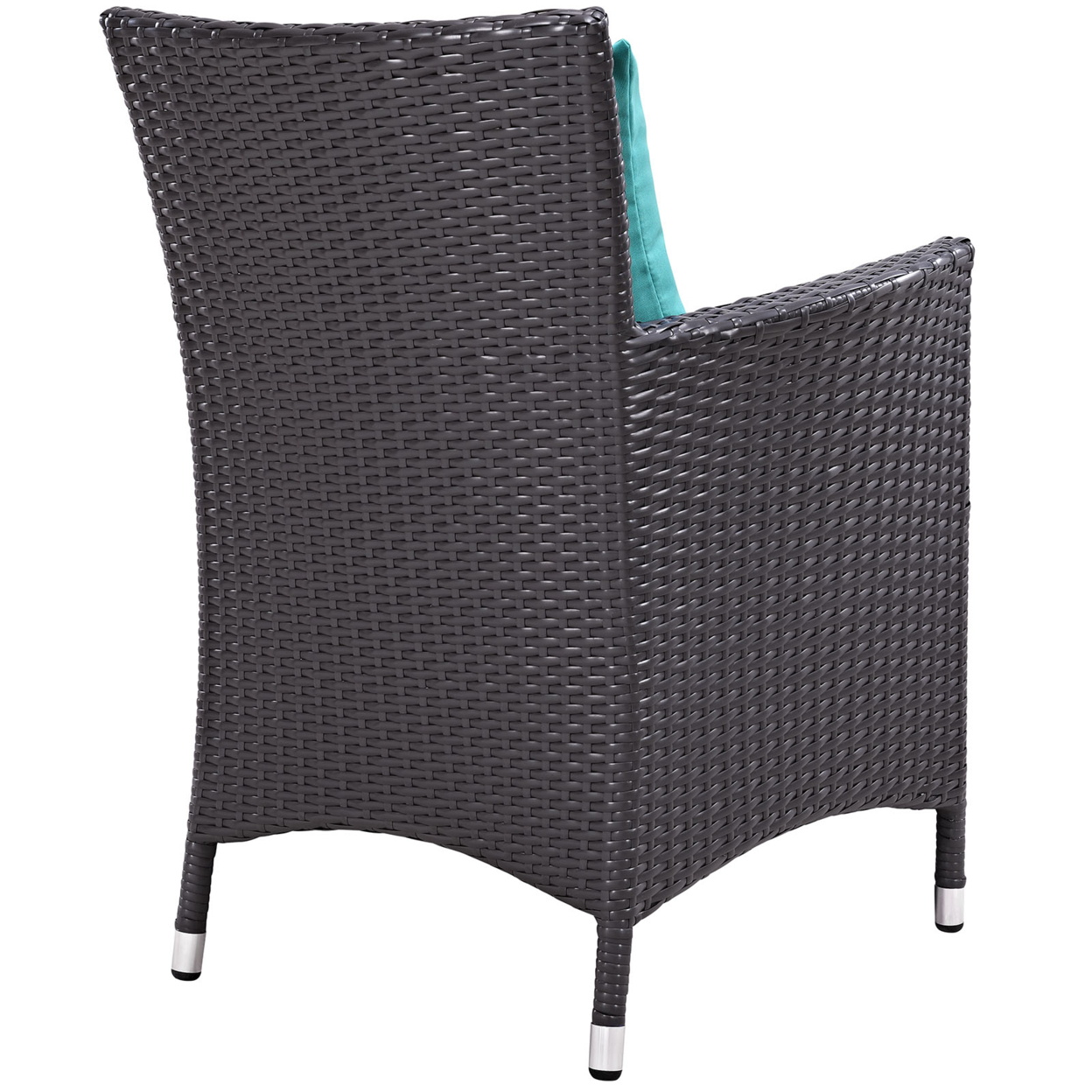 Turquoise Convene Dining Outdoor Patio Armchair