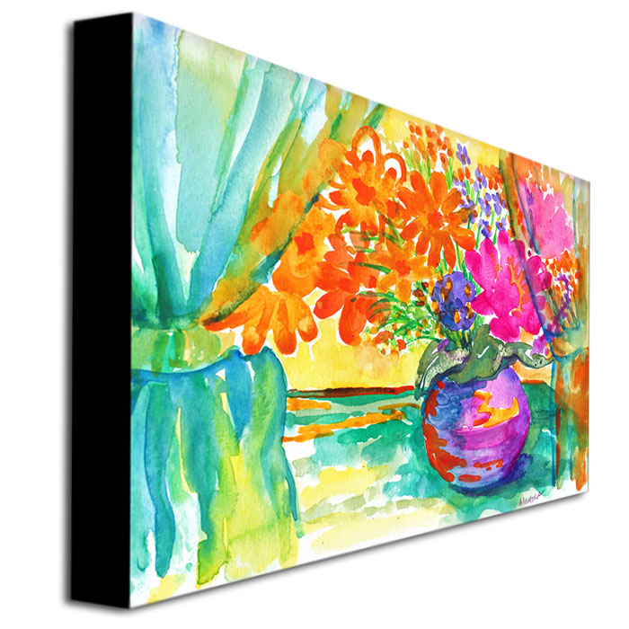 Wendra 'Window Bouquet' Canvas Wall Art 35 X 47 Inches
