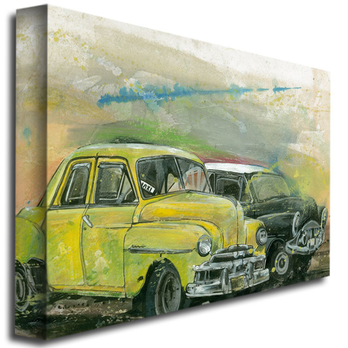 Alberto 'A Morning In Havana' Canvas Wall Art 35 X 47 Inches