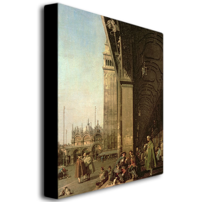 Canaletto 'Piazza Di San Marco, Venezzia' Canvas Art 18 X 24