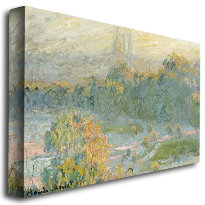 Claude Monet 'The Tuileries' Canvas Art 18 X 24