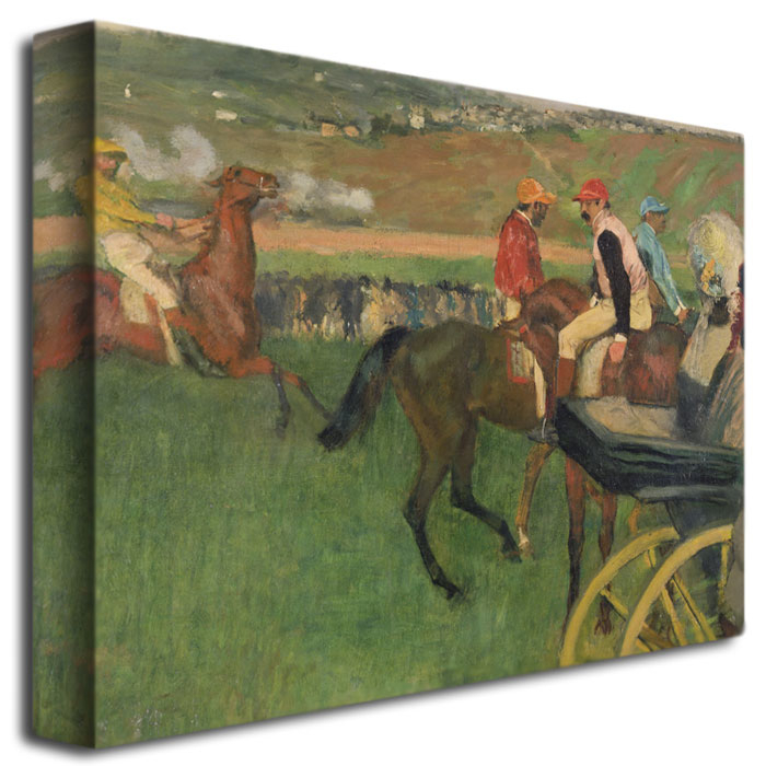 Edgar Degas 'The Race Course' Canvas Art 18 X 24