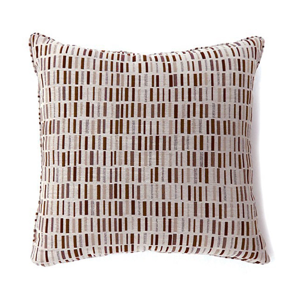 Pianno Contemporary Pillow, Large Set Of 2, Brown- Saltoro Sherpi