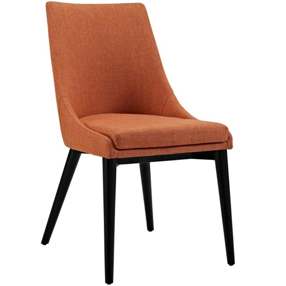 Viscount Fabric Dining Chair, Orange