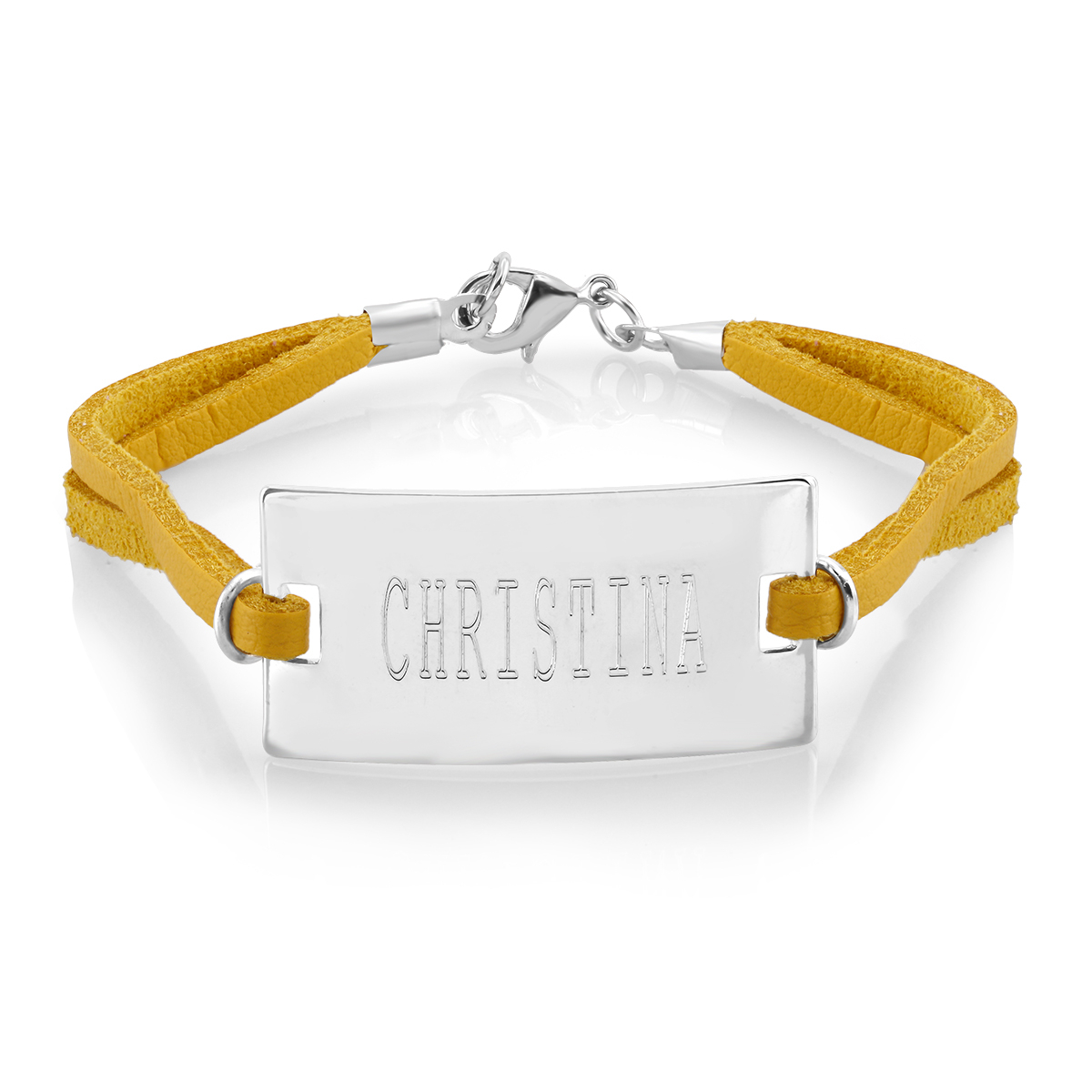Bar Colorful Bracelet - Customizable - Yellow