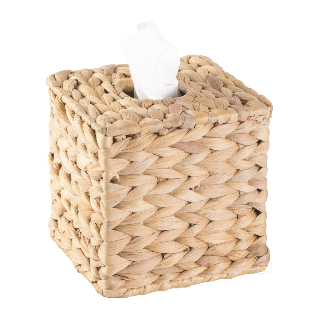 Water Hyacinth Wicker Rectangular Tissue Box Cover - Square