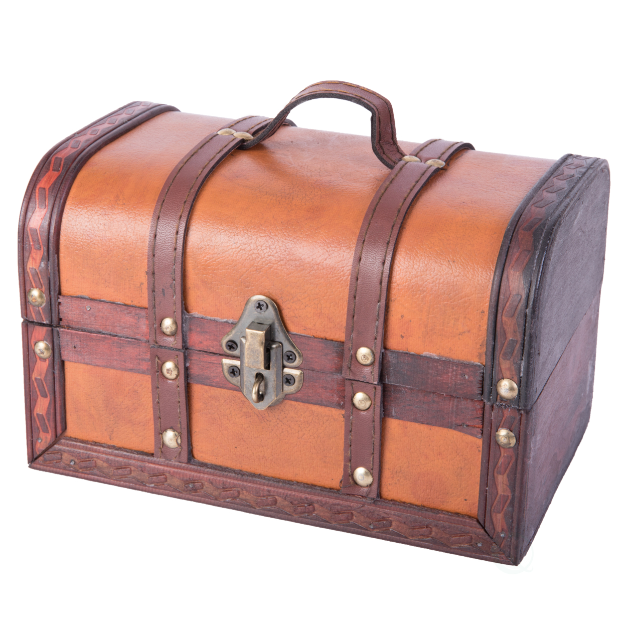 Decorative Leather Treasure Boxes - Small