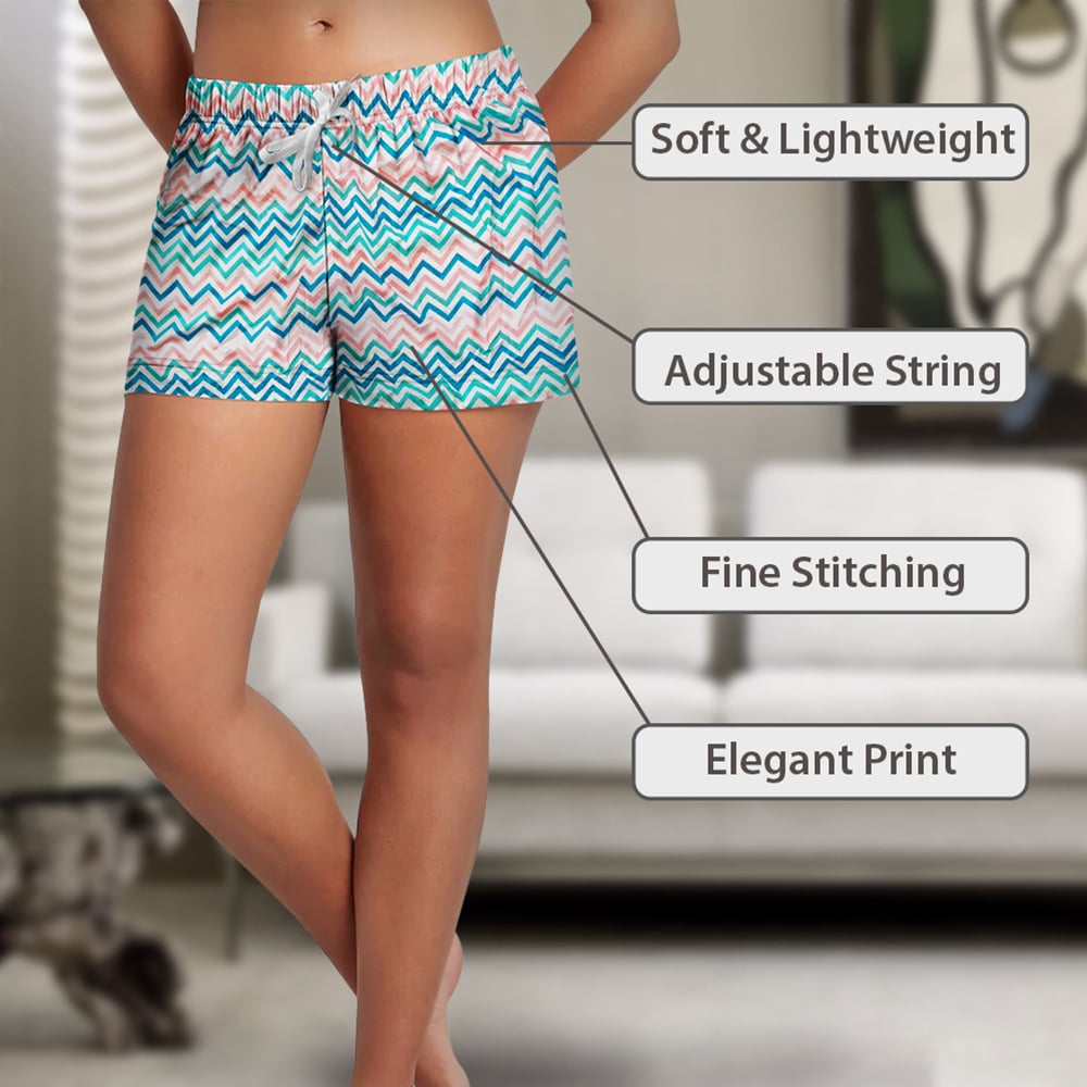 3-Pack : Women's Comfy Lounge Bottom Pajama Shorts W/Drawstring - Assorted Styles, Medium
