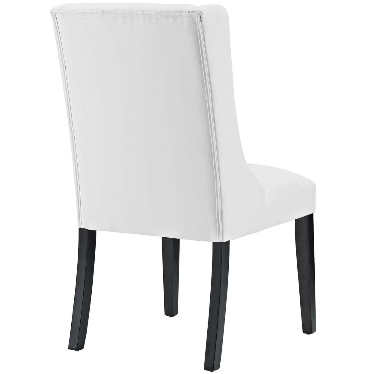 Baronet Vinyl Dining Chair, White