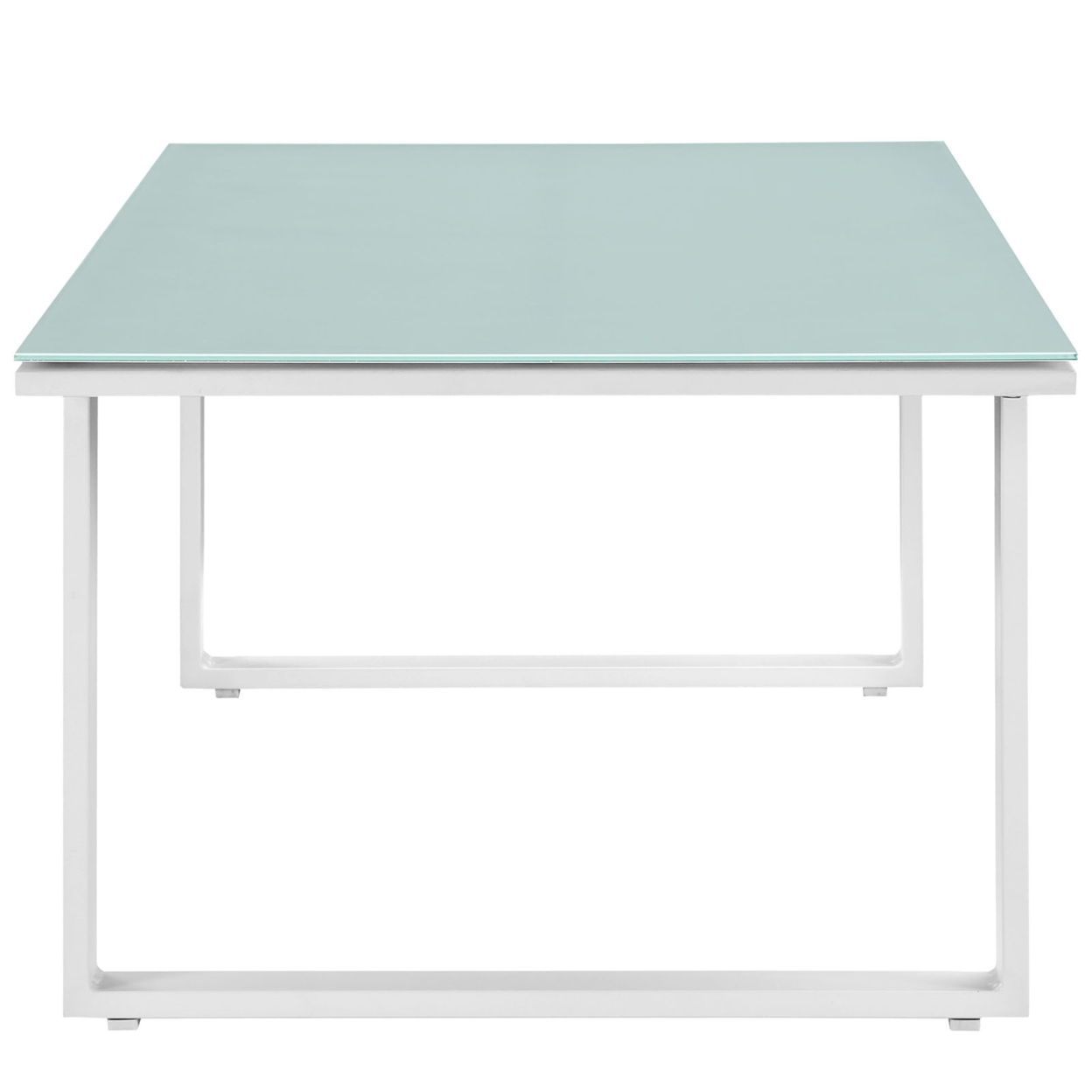 White Fortuna Outdoor Patio Coffee Table