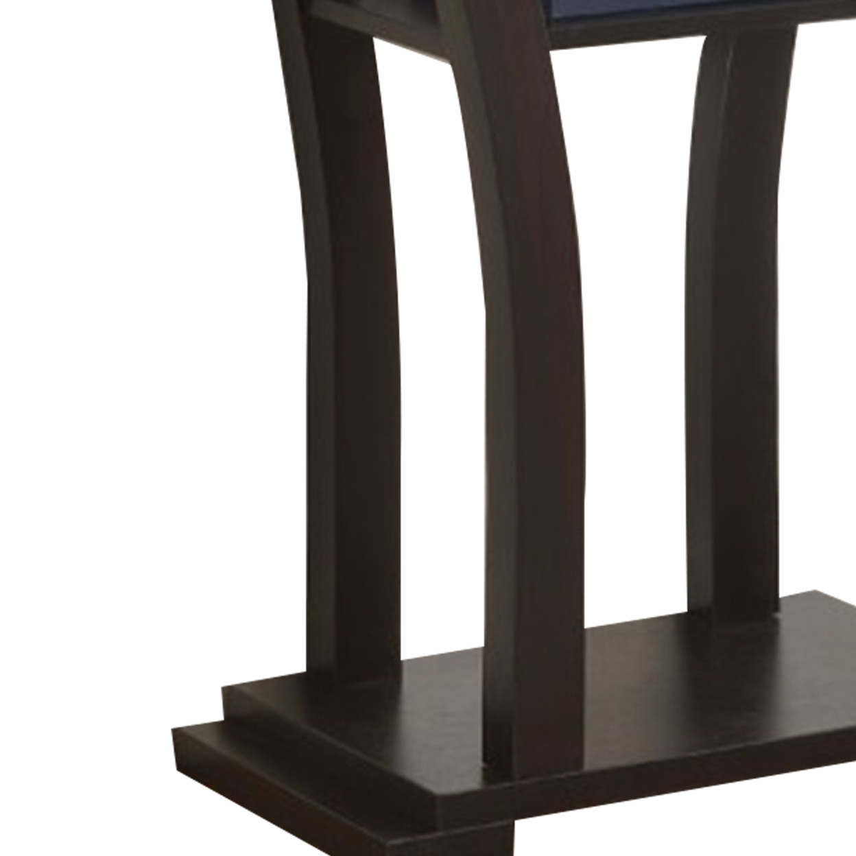 Wooden Console Table With 1 Shelf, Dark Espresso- Saltoro Sherpi