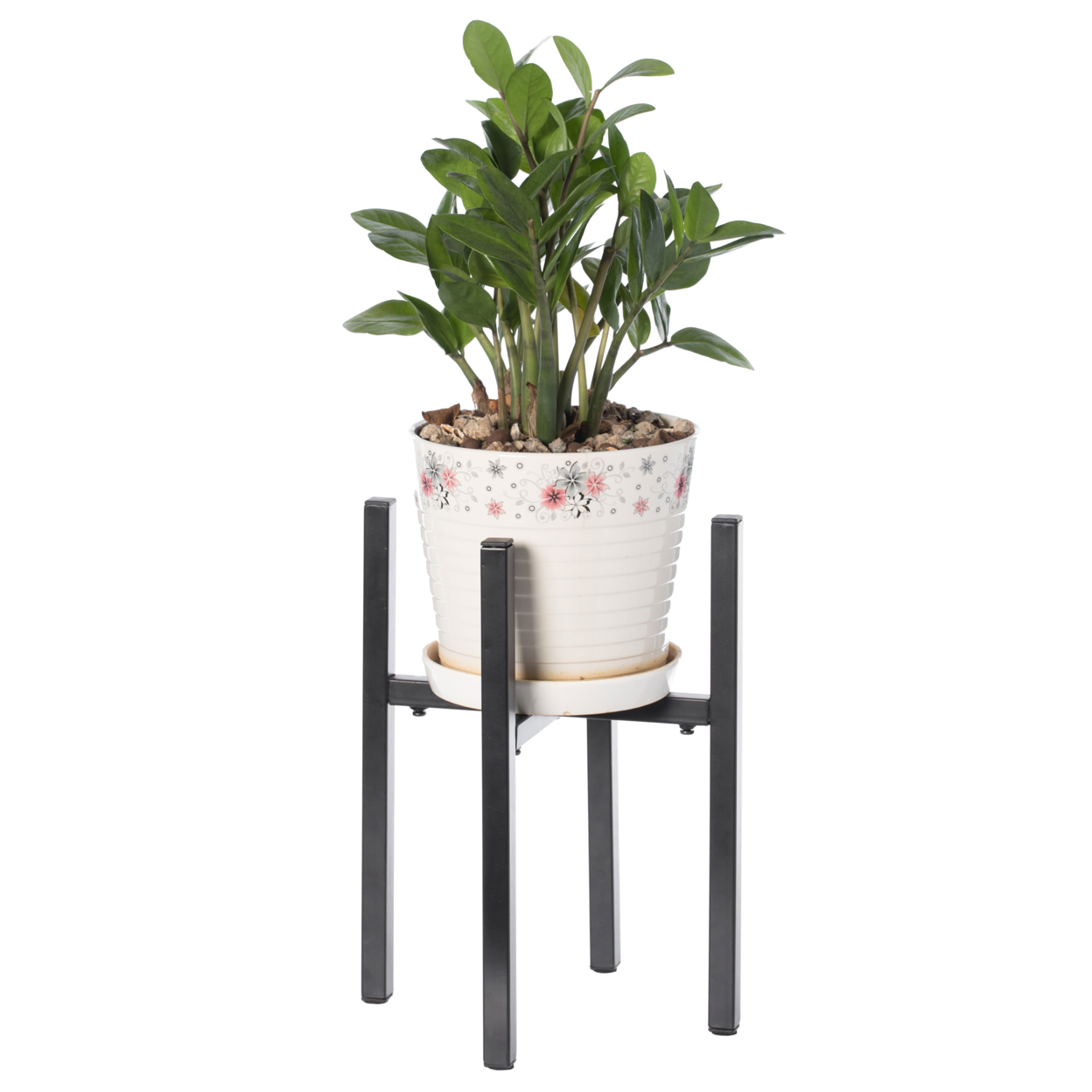 Adjustable Metal Plant Holder, Flower Pot Stand Expands From 9.5- 14.5 Inches