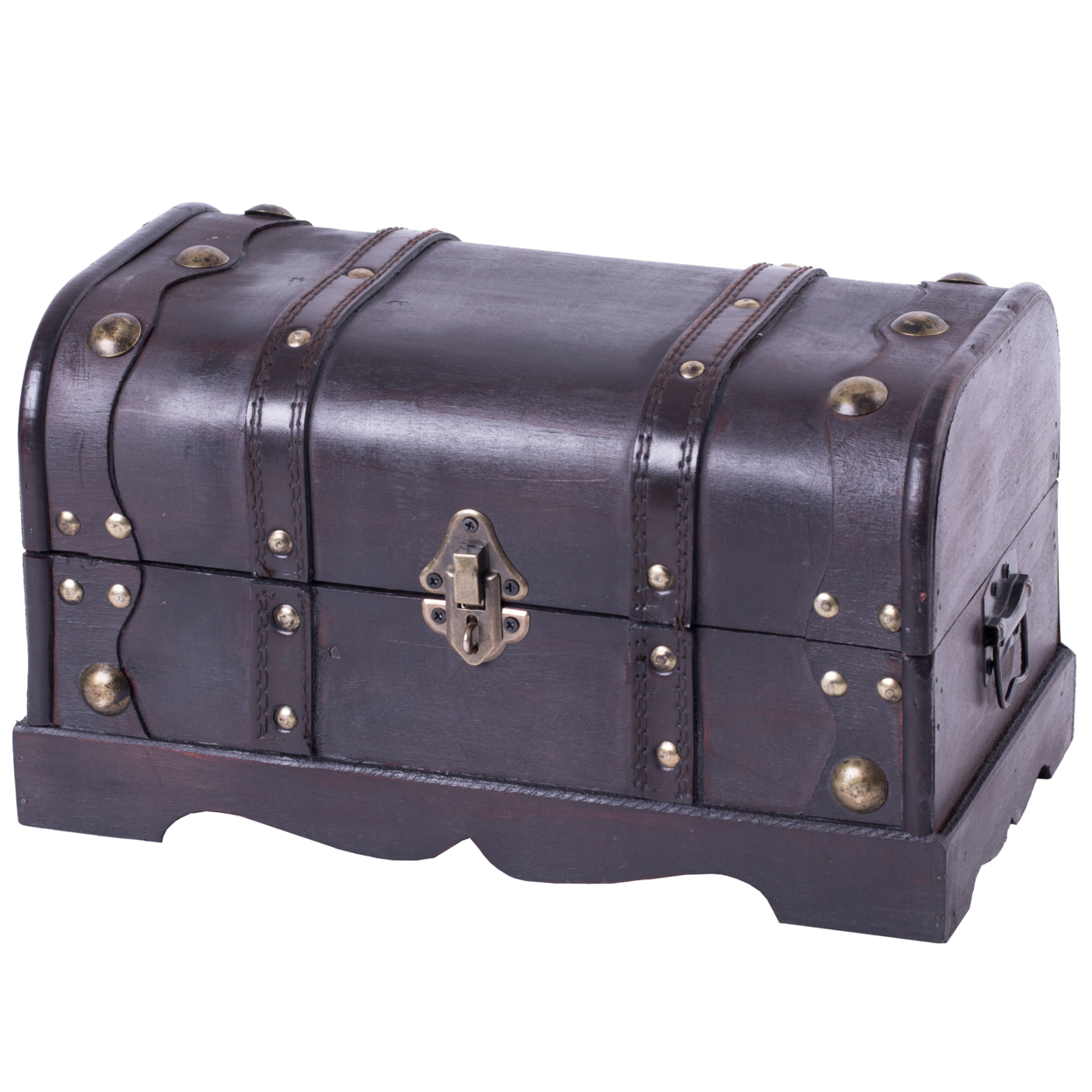 Small Pirate Style Wooden Treasure Chest - Chest