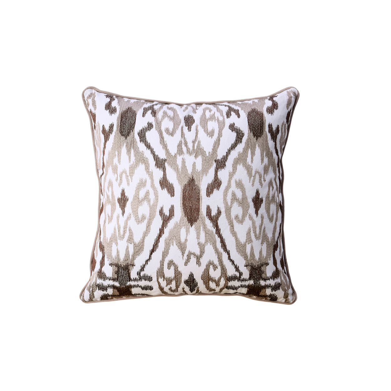 Contemporary Style Abstract Pattern Design Cotton Throw Pillow, Set Of 2- Saltoro Sherpi