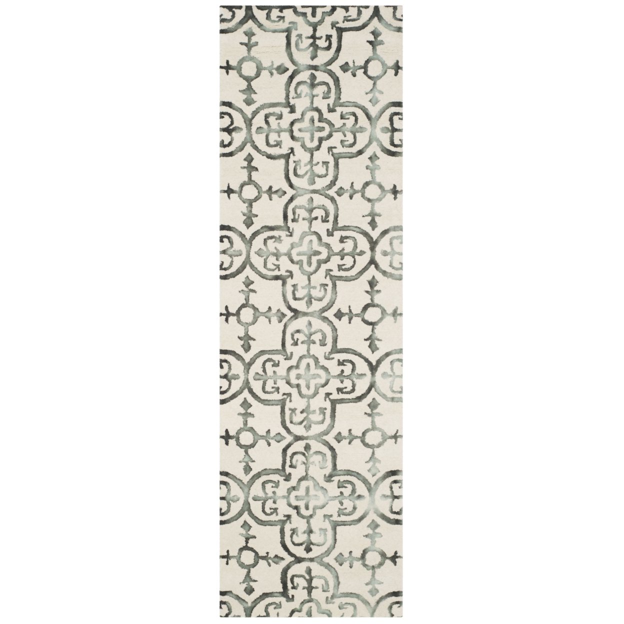 Safavieh Dip Dye Ivory & Charcoal 4' x 6' Rug