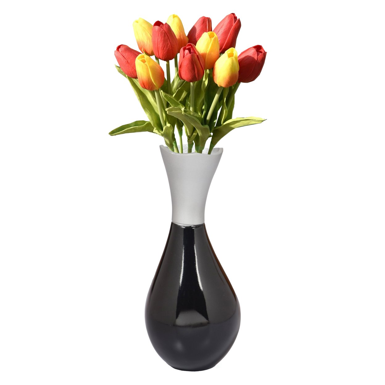 Aluminium-Casted Modern Decorative Flower Table Vase - Large
