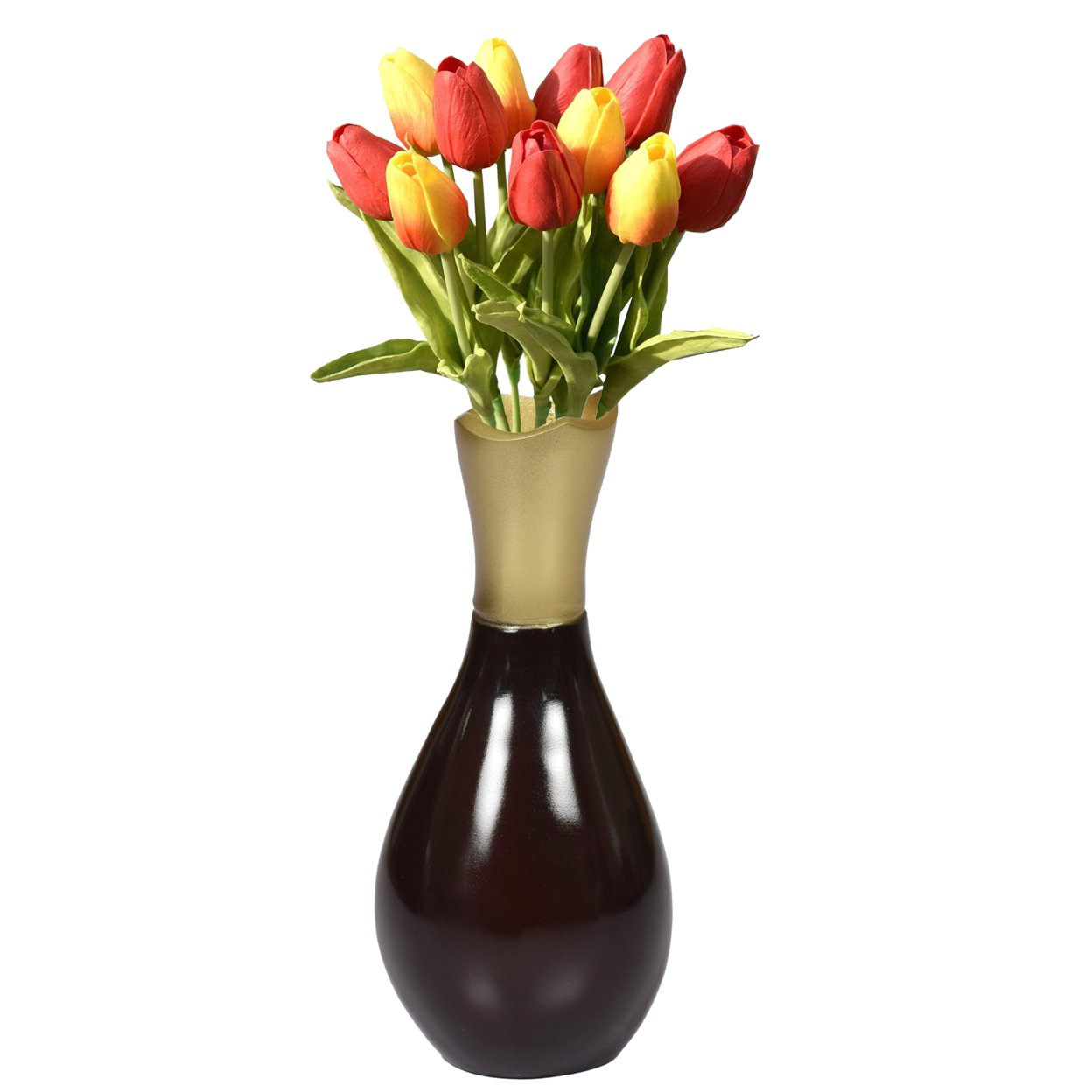 Aluminium-Casted Modern Decorative Flower Table Vase - Small