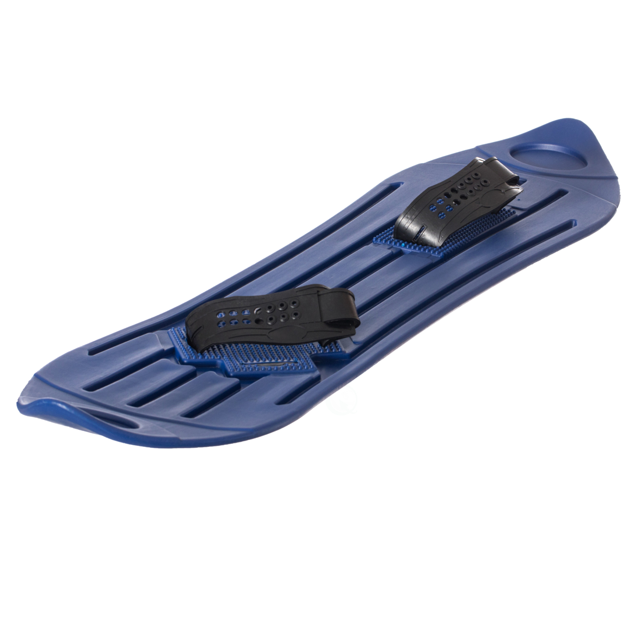 Kids Plastic Outdoor Snowboard Ice Sled, Single-Person, Kids Over 5 Years, Blue - Set Of 2