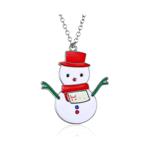 Elements Snowman Chain Necklace